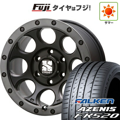 【新品国産車用5穴114.3】 夏タイヤ ホイール4本セット 235/55R18 ファルケン アゼニス FK520L MLJ エクストリームJ XJ03 8J 18インチ(送料無料)