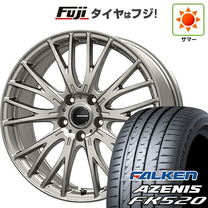 【新品国産車用5穴114.3】 夏タイヤ ホイール4本セット 235/50R18 ファルケン アゼニス FK520L コーセイ クレイシズ SE48 8J 18インチ(送料無料)