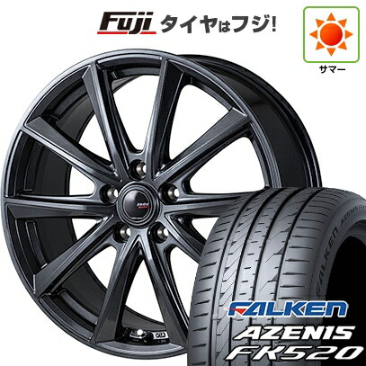 【新品国産車用5穴114.3】 夏タイヤ ホイール4本セット 225/55R18 ファルケン アゼニス FK520L モンツァ ZACK Sport-FT 7.5J 18インチ(送料無料)