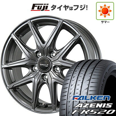 【新品国産車用5穴114.3】 夏タイヤ ホイール4本セット 235/50R18 ファルケン アゼニス FK520L トピー シビラ NEXT F05 7.5J 18インチ(送料無料)