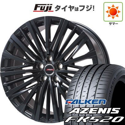 【新品国産車用5穴114.3】 夏タイヤ ホイール4本セット 235/50R18 ファルケン アゼニス FK520L プレミックス MER-V グロスブラック 7J 18インチ(送料無料)|フジコーポレーション