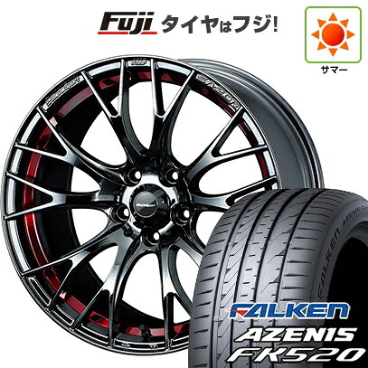 【新品国産車用5穴114.3】 夏タイヤ ホイール4本セット 225/45R18 ファルケン アゼニス FK520L WEDS ウェッズ ウェッズスポーツ SA-20R 7.5J 18インチ(送料無料)