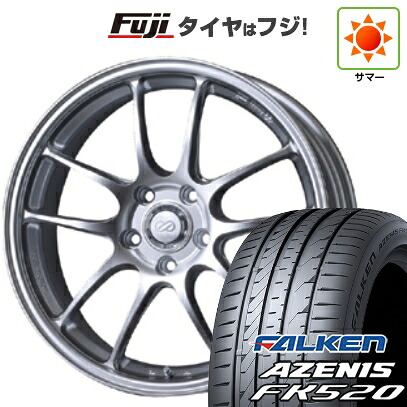 【新品国産車用5穴114.3】 夏タイヤ ホイール4本セット 235/50R18 ファルケン アゼニス FK520L ENKEI エンケイ PerformanceLine PF01 8J 18インチ(送料無料)|フジコーポレーション