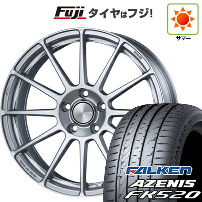 【新品国産車用5穴114.3】 夏タイヤ ホイール4本セット 225/50R18 ファルケン アゼニス FK520L ENKEI エンケイ PerformanceLine PF03 7.5J 18インチ(送料無料)