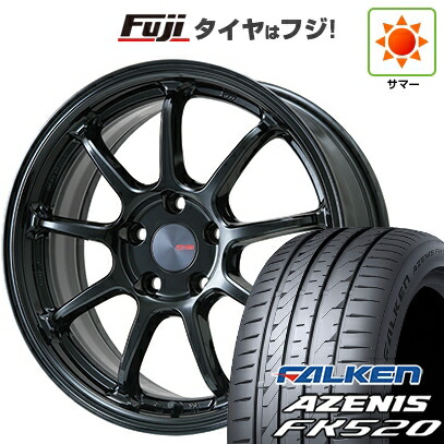 【新品国産車用5穴114.3】 夏タイヤ ホイール4本セット 235/55R18 ファルケン アゼニス FK520L ENKEI エンケイ PerformanceLine PF09 フジオリジナルカラー 7.5J 18インチ(送料無料)|フジコーポレーション