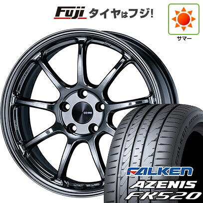 【新品国産車用5穴114.3】 夏タイヤ ホイール4本セット 225/55R18 ファルケン アゼニス FK520L ENKEI エンケイ PerformanceLine PF09 LIMITED EDITION 7.5J 18インチ(送料無料)