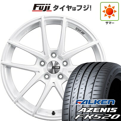 【新品国産車用5穴114.3】 夏タイヤ ホイール4本セット 235/55R18 ファルケン アゼニス FK520L SSR ライナー タイプ10モノブロック 7.5J 18インチ(送料無料)