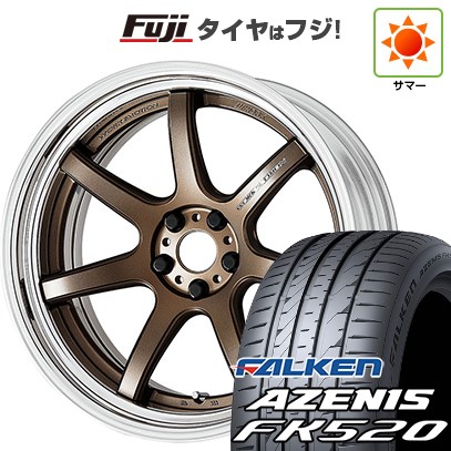 【新品国産車用5穴114.3】 夏タイヤ ホイール4本セット 225/35R20 ファルケン アゼニス FK520L WORK ワーク エモーション T7R 2P 8.5J 20インチ(送料無料)
