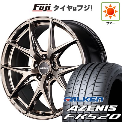 【新品国産車用5穴114.3】 夏タイヤ ホイール4本セット 235/55R19 ファルケン アゼニス FK520L RAYS レイズ ベルサス クラフトコレクション VV21S (XIJ) 8.5J 19インチ(送料無料)|フジコーポレーション