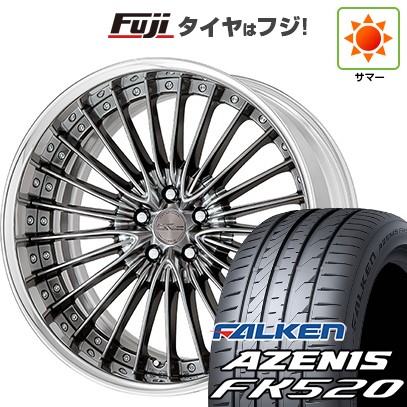 【新品国産車用5穴114.3】 夏タイヤ ホイール4本セット 225/40R19 ファルケン アゼニス FK520L WORK ワーク シュヴァート グラソン 8.5J 19インチ(送料無料)