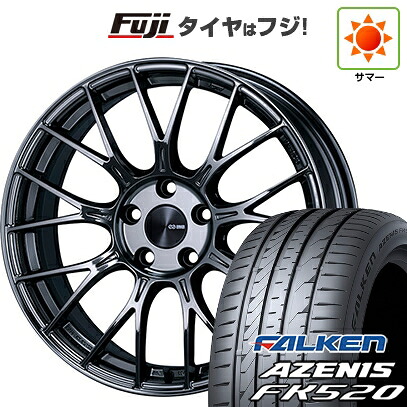 【新品国産車用5穴114.3】 夏タイヤ ホイール4本セット 225/55R18 ファルケン アゼニス FK520L ENKEI エンケイ PerformanceLine PFM1 LIMITED EDITION 7.5J 18インチ(送料無料)