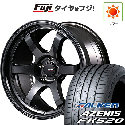 【新品国産車用5穴114.3】 夏タイヤ ホイール4本セット 225/55R18 ファルケン アゼニス FK520L MID WHEELS MID RACING R06 7.5J 18インチ(送料無料)|フジコーポレーション
