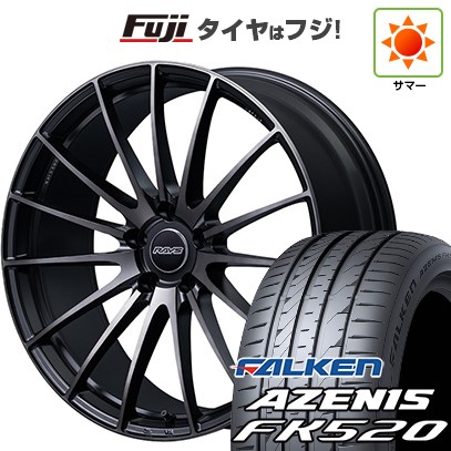 【新品国産車用5穴114.3】 夏タイヤ ホイール4本セット 245/35R21 ファルケン アゼニス FK520L RAYS レイズ VMF L-01 PREMIUM 8.5J 21インチ(送料無料)