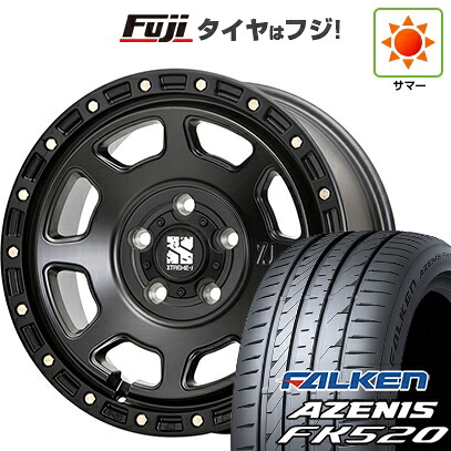 【新品国産車用5穴114.3】 夏タイヤ ホイール4本セット 225/55R18 ファルケン アゼニス FK520L MLJ エクストリームJ XJ07 8J 18インチ(送料無料)