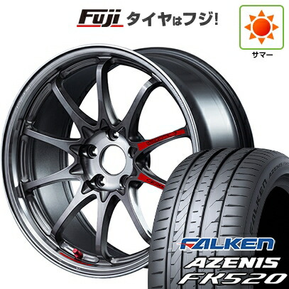 【新品国産車用5穴114.3】 夏タイヤ ホイール4本セット 225/45R18 ファルケン アゼニス FK520L RAYS レイズ ボルクレーシング CE28N-plus SL 8J 18インチ(送料無料)｜フジコーポレーション