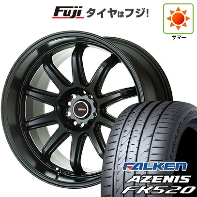 【新品国産車用5穴114.3】 夏タイヤ ホイール4本セット 225/45R18 ファルケン アゼニス FK520L ゴジゲン ファイヤーボールダブルアール 7.5J 18インチ(送料無料)｜フジコーポレーション