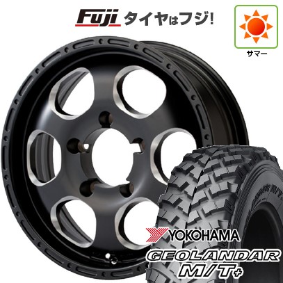 【新品】ジムニー 夏タイヤ ホイール4本セット 195R16C 104/102Q ヨコハマ ジオランダー M/T+ G001J エルフォード ブラッドストック 1P 5.5J 16インチ(送料無料)