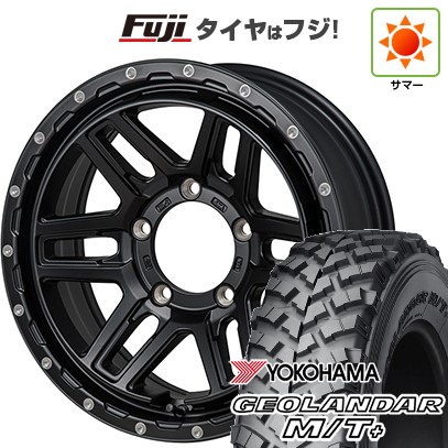 【新品】ジムニー 夏タイヤ ホイール4本セット 215/85R16 ヨコハマ ジオランダー M/T+ G001 モンツァ HI-BLOCK エルデ 5.5J 16インチ(送料無料)｜フジコーポレーション