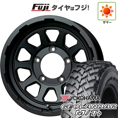 【新品】ジムニー 夏タイヤ ホイール4本セット 195R16C 104/102Q ヨコハマ ジオランダー M/T+ G001J ホットスタッフ マッドクロス レンジャー 5.5J 16インチ(送料無料)