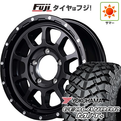 【新品】ジムニー 夏タイヤ ホイール4本セット 215/85R16 ヨコハマ ジオランダー M/T+ G001C MID WHEELS NITRO POWER M10 パーシングJ 5.5J 16インチ(送料無料)