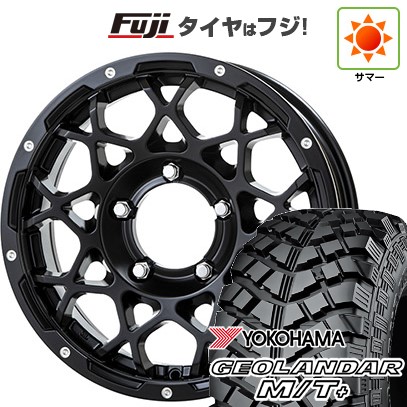 【新品】ジムニー 夏タイヤ ホイール4本セット 195R16C 104/102Q ヨコハマ ジオランダー M/T+ G001J トライスター BRUT BR-55 5.5J 16インチ(送料無料)