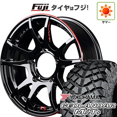 【新品】ジムニー 夏タイヤ ホイール4本セット 195R16C 104/102Q ヨコハマ ジオランダー M/T+ G001J RAYS レイズ グラムライツ 57JV REV LIMIT EDITION 5.5J 16インチ(送料無料)｜フジコーポレーション