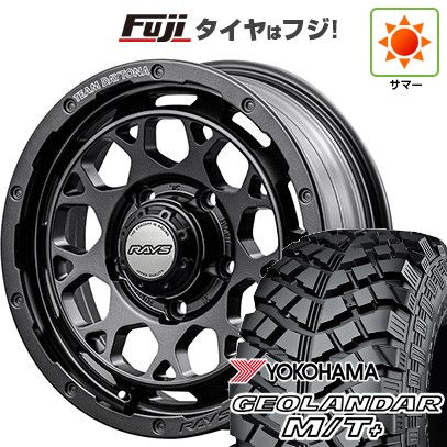 【新品】ジムニー 夏タイヤ ホイール4本セット 215/85R16 ヨコハマ ジオランダー M/T+ G001C RAYS レイズ デイトナ M9+ SPEC-M 5.5J 16インチ(送料無料)