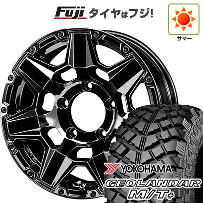 【新品】ジムニー 夏タイヤ ホイール4本セット 195R16C 104/102Q ヨコハマ ジオランダー M/T+ G001J クライメイト スワット(SBC) 5.5J 16インチ(送料無料)|フジコーポレーション