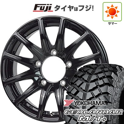 【新品】ジムニー 夏タイヤ ホイール4本セット 215/85R16 ヨコハマ ジオランダー M/T+ G001C ホットスタッフ バイソン BN-01 5.5J 16インチ(送料無料)