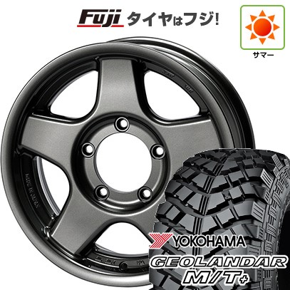 【新品】ジムニー 夏タイヤ ホイール4本セット 215/85R16 ヨコハマ ジオランダー M/T+ G001C フォーバイフォーエンジニア ブラッドレー V 5.5J 16インチ(送料無料)|フジコーポレーション