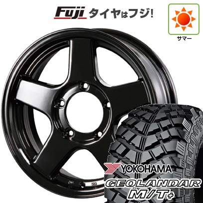 【新品】ジムニー 夏タイヤ ホイール4本セット 195R16C 104/102Q ヨコハマ ジオランダー M/T+ G001J フォーバイフォーエンジニア ブラッドレー V EVOLUTION for Jimny 5.5J 16インチ(送料無料)