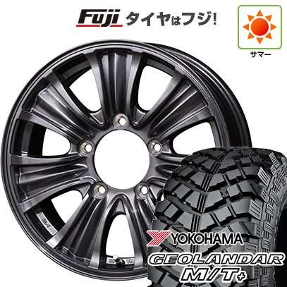 【新品】ジムニー 夏タイヤ ホイール4本セット 215/85R16 ヨコハマ ジオランダー M/T+ G001C トピー バザルト-X タイプ2 5.5J 16インチ(送料無料)