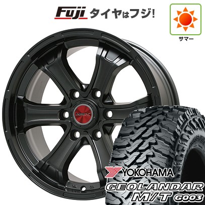 【新品】ランクル300 夏タイヤ ホイール4本セット 275/65R18 ヨコハマ ジオランダー M/T G003 ビッグウエイ B-MUD K(マットブラック) トヨタ車専用 8J 18インチ(送料無料)|フジコーポレーション