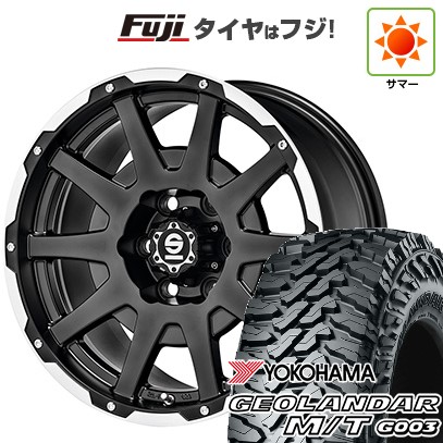 【新品国産車用5穴114.3】 夏タイヤ ホイール4本セット 225/65R17 ヨコハマ ジオランダー M/T G003 OZ SPARCO ダカール 7.5J 17インチ(送料無料)