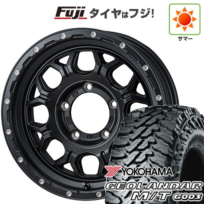 【新品】ジムニーシエラ/ジムニーノマド 夏タイヤ ホイール4本セット 225/70R16 ヨコハマ ジオランダー M/T G003 モンツァ HI-BLOCK ジェラード 6J 16インチ(送料無料)｜フジコーポレーション