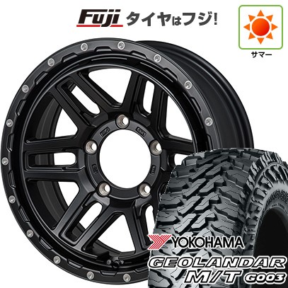 【新品】ジムニーシエラ/ジムニーノマド 夏タイヤ ホイール4本セット 225/70R16 ヨコハマ ジオランダー M/T G003 モンツァ HI-BLOCK エルデ 6J 16インチ(送料無料)