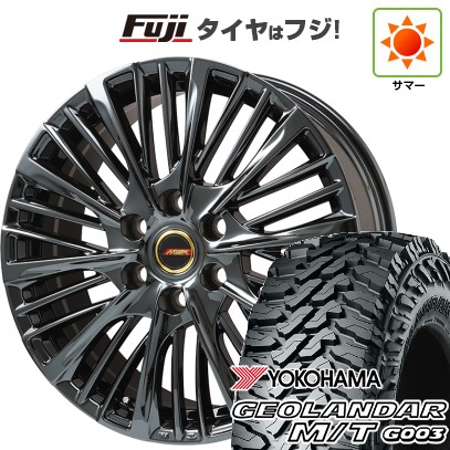 【新品】ランクル300 夏タイヤ ホイール4本セット 275/55R20 ヨコハマ ジオランダー M/T G003 プレミックス MER-X(平座ナット) 8J 20インチ(送料無料)｜フジコーポレーション