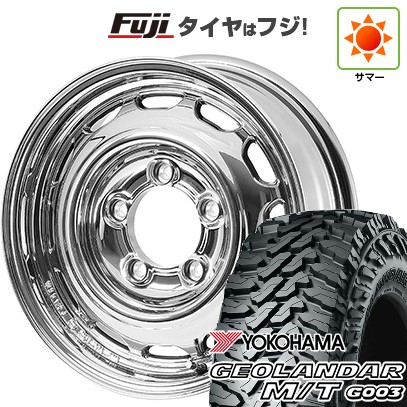 【新品】ジムニー 夏タイヤ ホイール4本セット 185/85R16 ヨコハマ ジオランダー M/T G003 アピオ ワイルドボア ベンチュラ 5.5J 16インチ(送料無料)