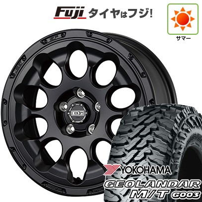 【新品国産車用5穴114.3】 夏タイヤ ホイール4本セット 225/65R17 ヨコハマ ジオランダー M/T G003 コーセイ ボトムガルシア クロノ 7J 17インチ(送料無料)