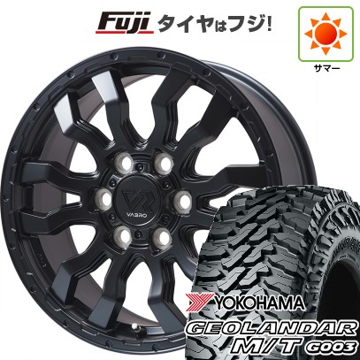 【新品】ランクル300 夏タイヤ ホイール4本セット 275/65R18 ヨコハマ ジオランダー M/T G003 トピー ヴァブロ RR-01【限定】 トヨタ・レクサス車専用 7.5J 18インチ(送料無料)