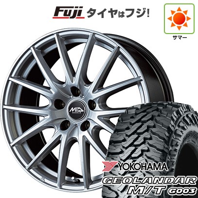 【新品国産車用5穴114.3】 夏タイヤ ホイール4本セット 225/65R17 ヨコハマ ジオランダー M/T G003 MID WHEELS SQ27 7J 17インチ(送料無料)|フジコーポレーション