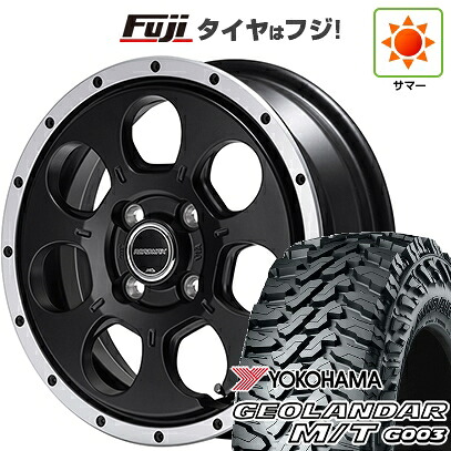 【新品】デリカD5 夏タイヤ ホイール4本セット 215/70R16 ヨコハマ ジオランダー M/T G003 MID WHEELS WO-7 7J 16インチ(送料無料)|フジコーポレーション