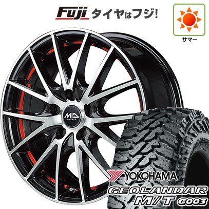 【新品国産車用5穴114.3】 夏タイヤ ホイール4本セット 225/65R17 ヨコハマ ジオランダー M/T G003 MID WHEELS RX27 7J 17インチ(送料無料)|フジコーポレーション