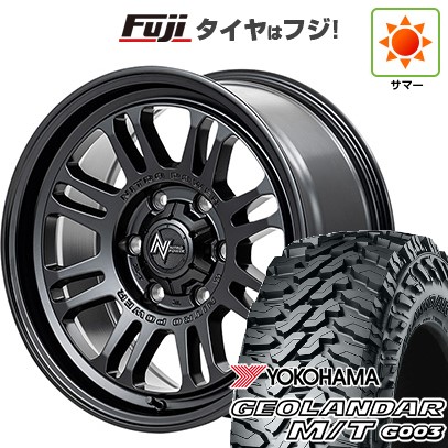 【新品】プラド/ハイラックス 夏タイヤ ホイール4本セット 265/65R17 ヨコハマ ジオランダー M/T G003 MID WHEELS NITRO POWER M16 アサルト 8J 17インチ(送料無料)