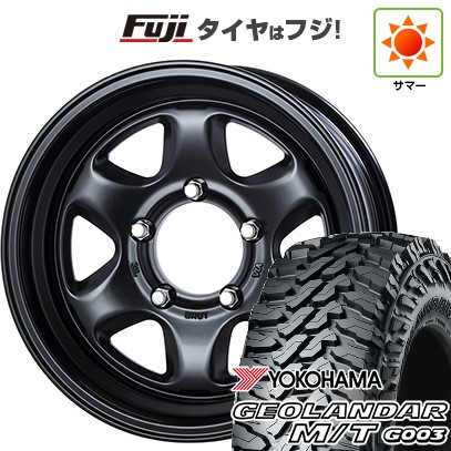 【新品】ジムニーシエラ/ジムニーノマド 夏タイヤ ホイール4本セット 225/70R16 ヨコハマ ジオランダー M/T G003 トライスター BRUT BR-44 6.5J 16インチ(送料無料)