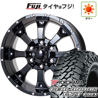 【新品】プラド/ハイラックス 夏タイヤ ホイール4本セット 265/70R17 ヨコハマ ジオランダー M/T G003 トライスター MKW MK-46 8J 17インチ(送料無料)