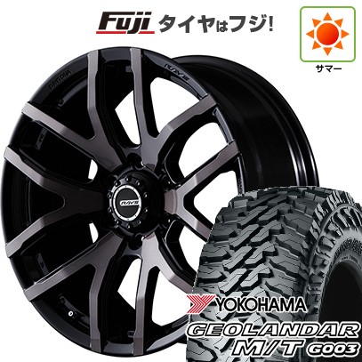 【新品】プラド/ハイラックス 夏タイヤ ホイール4本セット 265/70R17 ヨコハマ ジオランダー M/T G003 RAYS レイズ デイトナ FDX F6 8J 17インチ(送料無料)｜フジコーポレーション