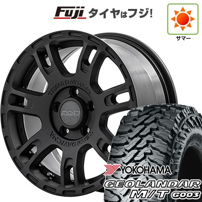 【新品】デリカD5 夏タイヤ ホイール4本セット 215/70R16 ヨコハマ ジオランダー M/T G003 RAYS レイズ デイトナ D207 7J 16インチ(送料無料)|フジコーポレーション