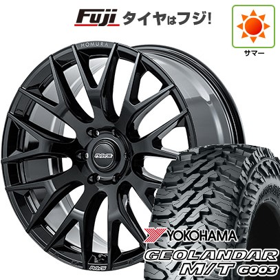 【新品】ランクル300 夏タイヤ ホイール4本セット 275/55R20 ヨコハマ ジオランダー M/T G003 RAYS レイズ ホムラ 2X9R 9J 20インチ(送料無料)