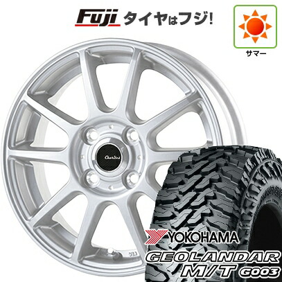 【新品 軽自動車】軽トラ 軽バン 夏タイヤ ホイール4本セット 145/80R12 80/78N ヨコハマ ジオランダー M/T G003 テクノピア カリテス S10 4J 12インチ(送料無料)